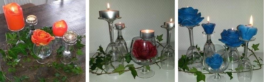 Ide til bordpynt med glas billigt Ide til bordpynt med glas billigt