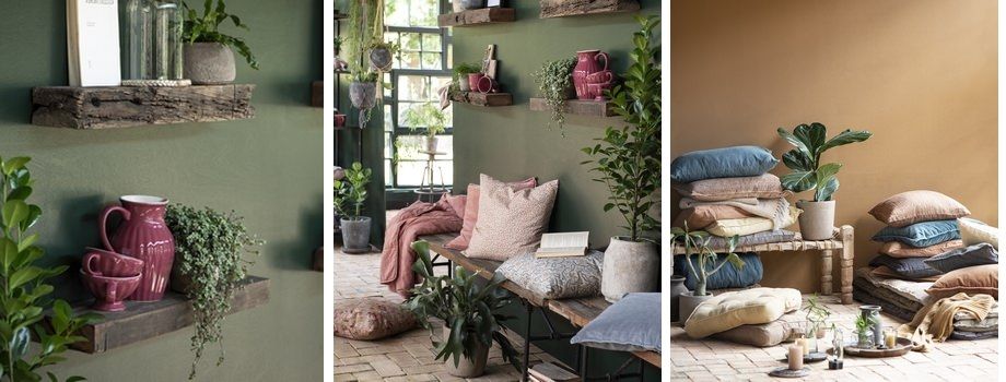 Indretning med kontrast farver i boligen Indretning med kontrast farver i boligen