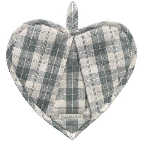 Hjerteformede grydelapper med lomme - Køb 2 her